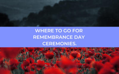 Where To Go For Remembrance Day Ceremonies.