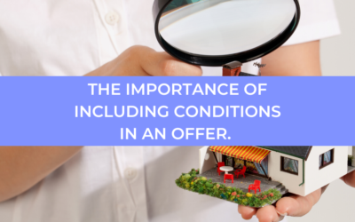 The Importance Of Including Conditions In An Offer.