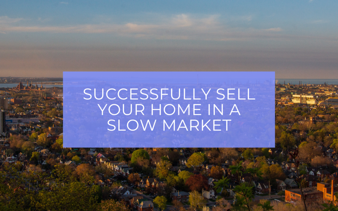 Aerial shot of Belleville Ontario "Successfully sell your home in a slow market"